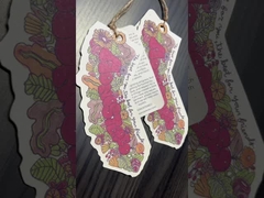 ป้ายแขวนเสื้อผ้าพลาสติกแบบง่ายสำหรับการระบุและจัดระเบียบที่ชัดเจน