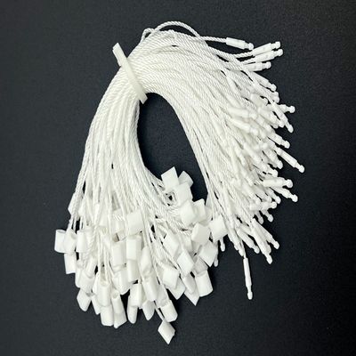 เสื้อผ้า สีขาว โพลีเอสเตอร์ ความปลอดภัย Loop ธาตุพลาสติก Tag Fastener สากล