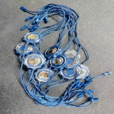 Shoes Plastic Tag Fastener Approximately 10 Inches Hanging Length Designed for Garment Tagging in Clothing and Footwear Sectors