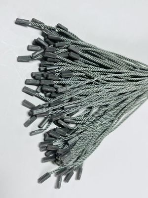 สีเทา POM พลาสติก ไนลอน Tag Fasteners