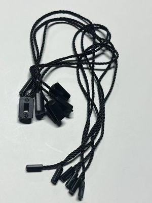 OEM กระเป๋าสะพายสินค้าแขวน Tag Lock String ราคา Tag เครื่องแนบ สีดํา