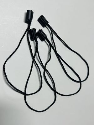 OEM กระเป๋าสะพายสินค้าแขวน Tag Lock String ราคา Tag เครื่องแนบ สีดํา