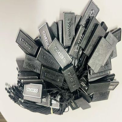 กันอากาศ 3 นิ้ว สีดําแขวน Tag string Swing Tag Thread 100pcs