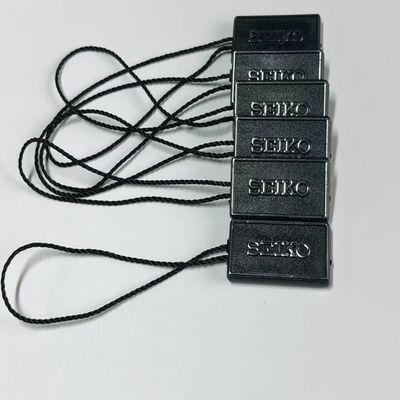 กันอากาศ 3 นิ้ว สีดําแขวน Tag string Swing Tag Thread 100pcs