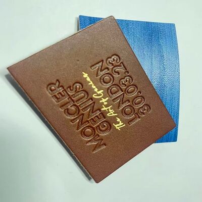 Customization Custom Leather Labels Sew On Closure Type Perfect for Clothing Accessories Bags and Handmade Leather Goods